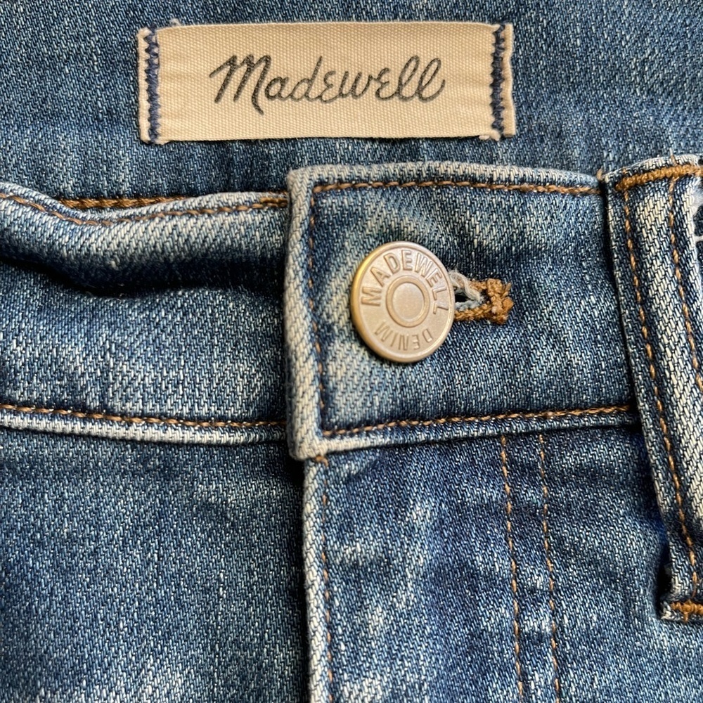 Madewell 10” High Rise Skinny Jeans • Raw Hem - Picture 8 of 9